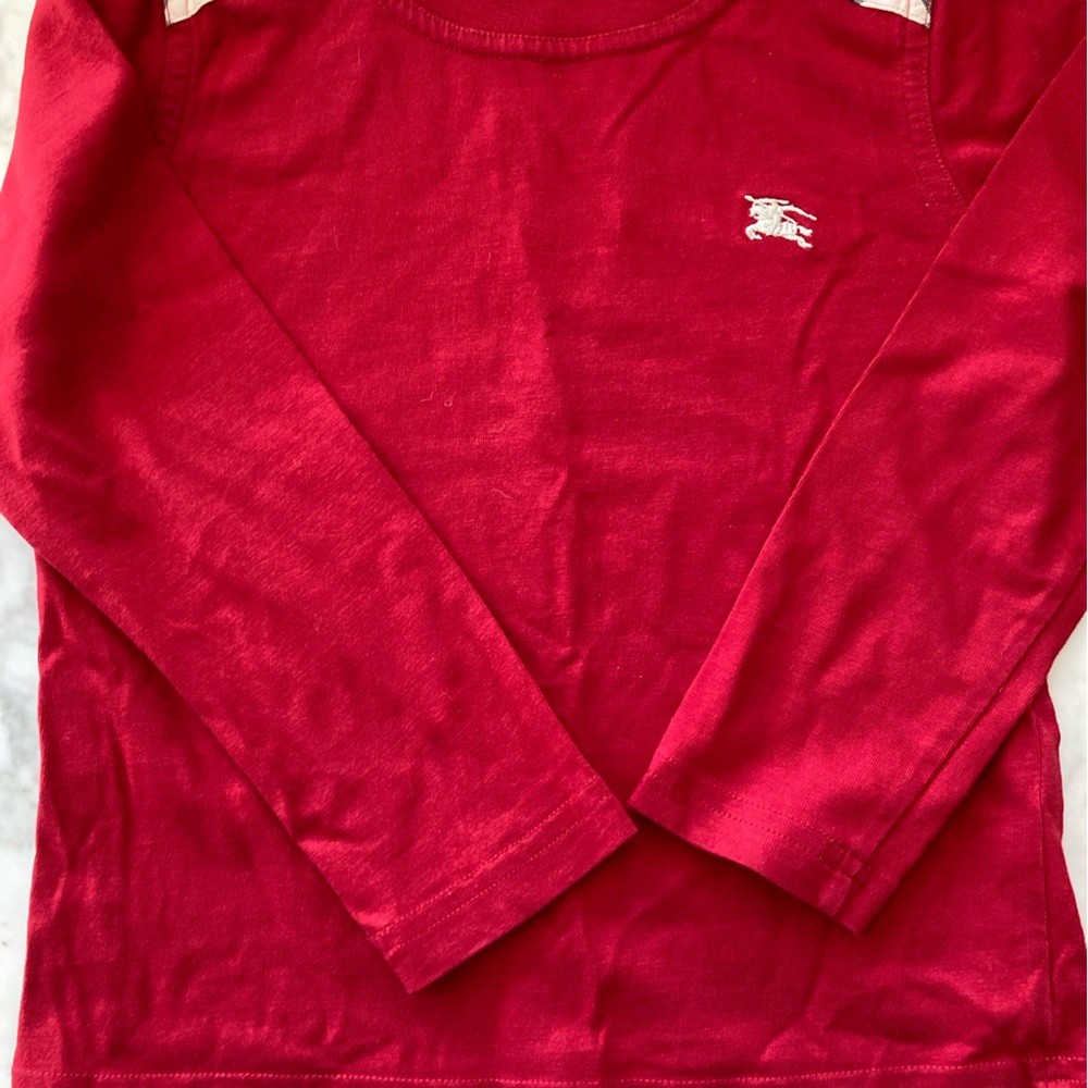 Burberry top.